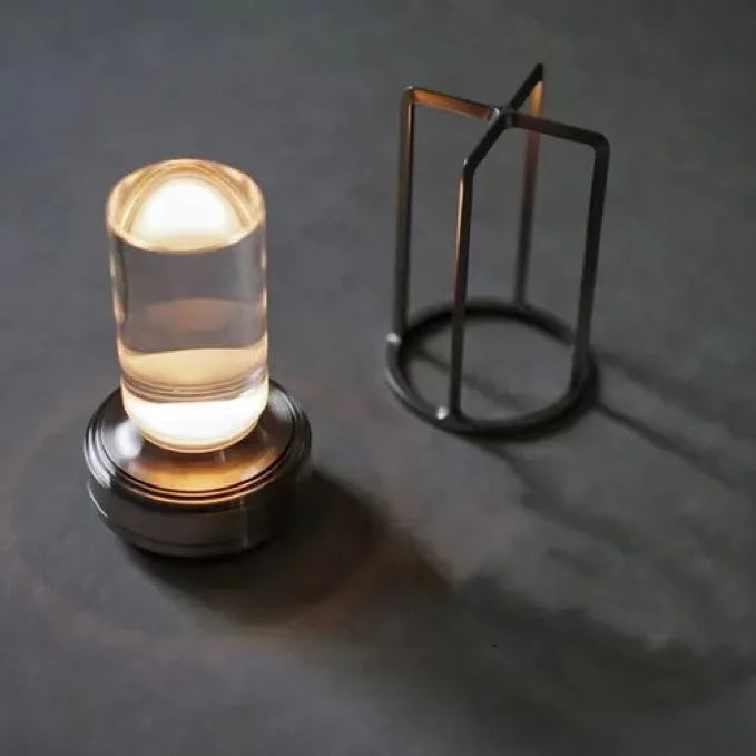 Aluminium Crystal Touch Lamp