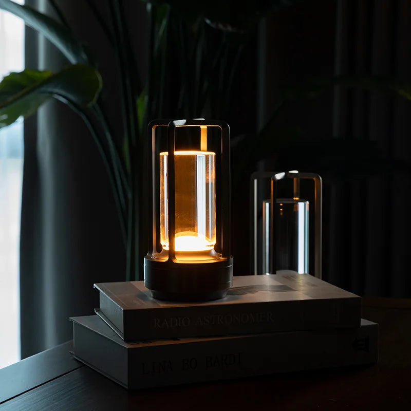 Aluminium Crystal Touch Lamp