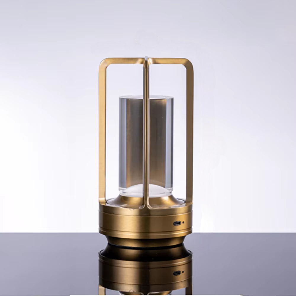 Aluminium Crystal Touch Lamp